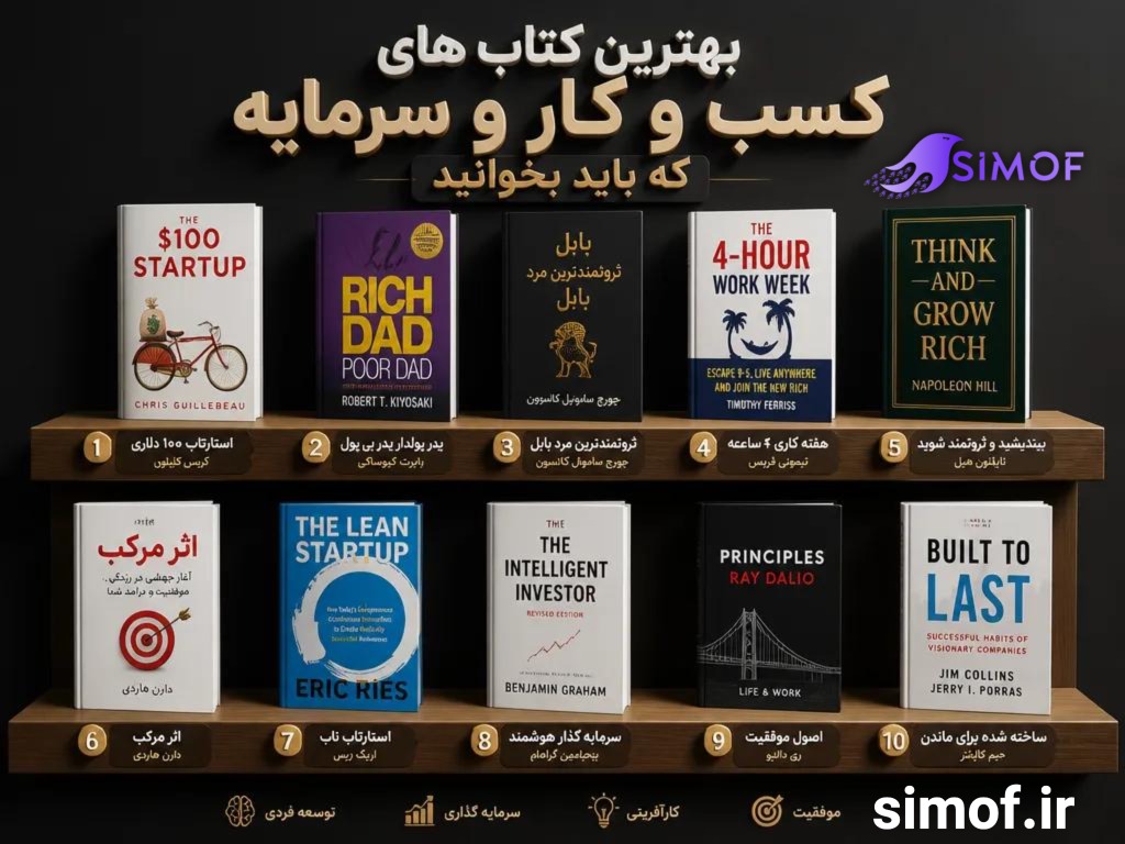 بهترین و مهمترین کتاب‌ های کسب و کار و سرمایه که باید بخوانید!