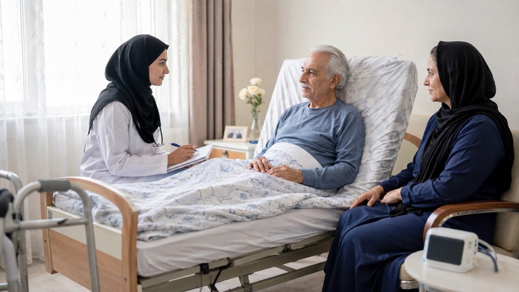 بعد از ترخیص بیمار، خانه را چگونه آماده کنیم؟ راهنمای انتخاب تجهیزات پزشکی ضروری