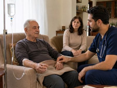 چه زمانی می‌توان به‌جای مراجعه به درمانگاه، سرم تراپی را در منزل انجام داد؟