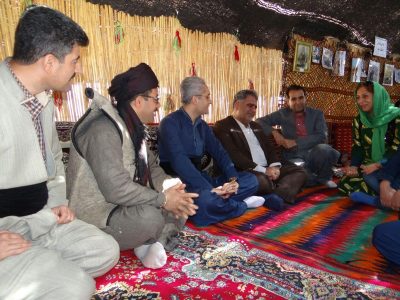 بازدید فرماندار پاوه و بخشدار باینگان