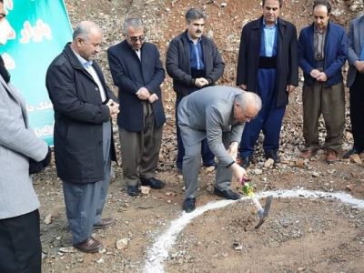 آئین کلنگ زنی بلوار ورودی شهر باینگان