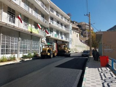 آسفالت معابر باینگان