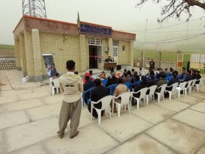 افتتاح مدرسه روستای در جوانرود