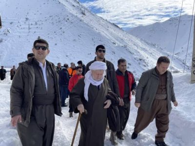 امام جمعه پاوه در روستای مرزی دزآور