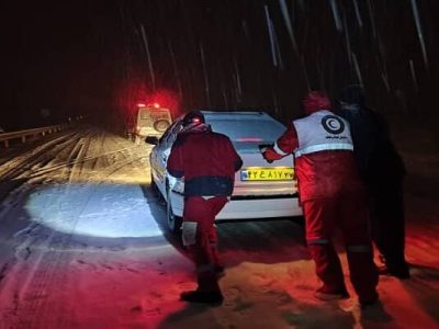 امداد رسانی در کولاک