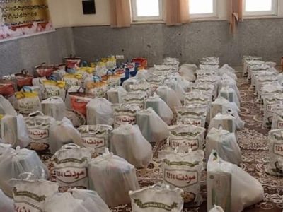 اهدای بسته_های حمایتی به خانواده زندانیان پاوه