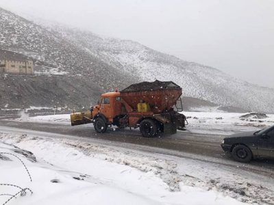 بارش برف در پاوه