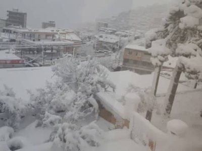 بارش برف پاوه