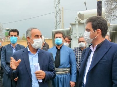 بازدید از پست توزیع برق روانسر