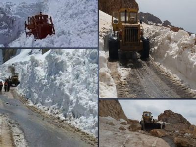 برفروبی گردنه تته