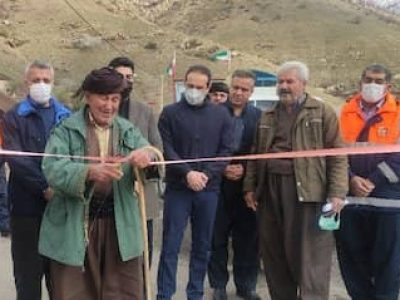 بهسازی و آسفالت راه روستای تشار