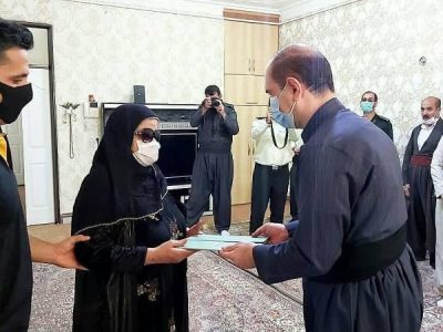 تجلیل از خانواده شهدا در جوانرود