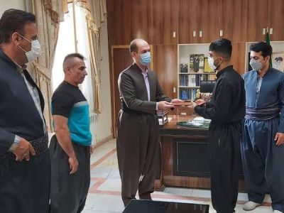 تجلیل از پیمان رحمانی قهرمان ملی ووشو