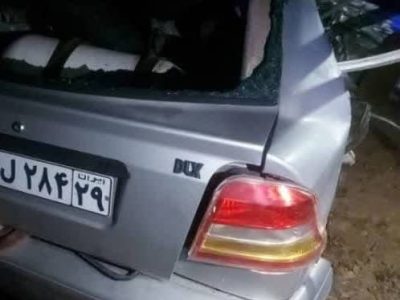 تصادف مرگبار تصادف در محور روانسر