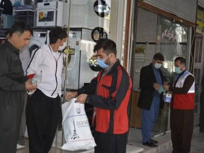 توزیع ماسک رایگان