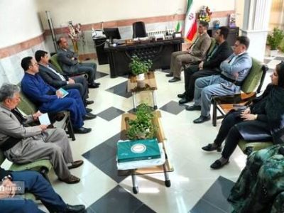 دیدار داریوش فرمانی با فرماندار پاوه