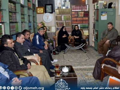 دیدار ماموستا قادری با پناهجویان آزاد شده