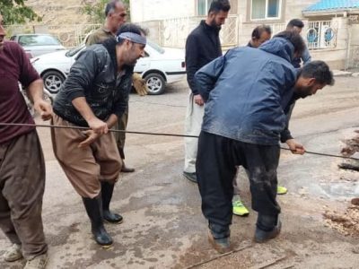 رفع قطعی آب نودشه