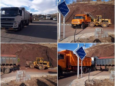 ساماندهی جاده سلامت شهر شاهو