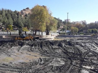 سراب روانسر لایروبی شد