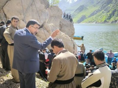 سقوط خودرو به سد داریان