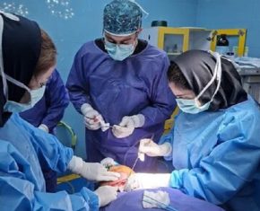 عمل جراحی بیمارستان جوانرود