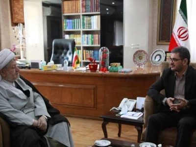 ماموستا ملا قادر قادری در دیدار با استاندار کردستان