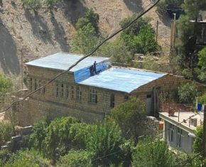 مرمت ساختمان بخشداری باینگان