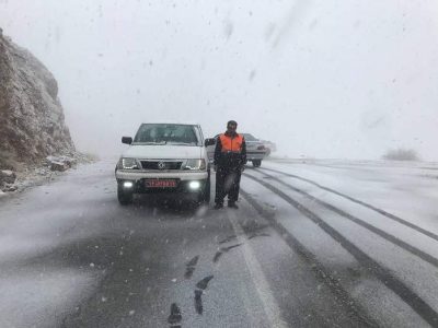 مسدودی گردنه تته