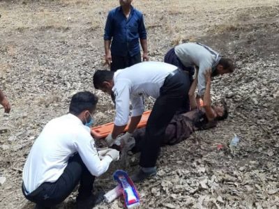 مصدومیت یک نفر براثر انفجار مین در منطقه شیخ صله ثلاث باباجانی