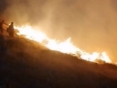 مهار آتش سوزی شویسر باینگان