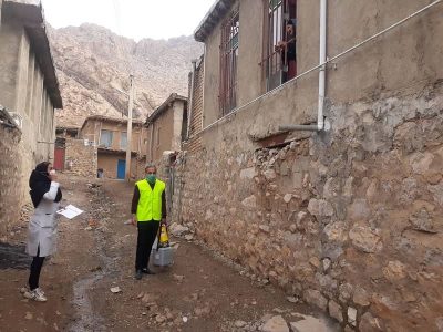 واکسینه مناطق روستایی روانسر