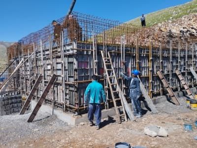 پروژه آبرسانی به روستای لاران