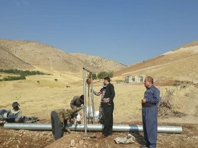 پروژه های آبرسانی در ثلاث باباجانی