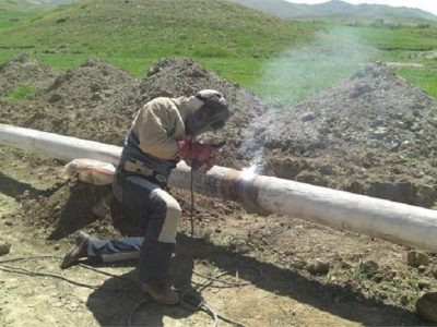 گاز رسانی به روستاهی روانسر