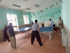 برگزاری مسابقات تنیس روی میز کارکنان ادارات باینگان
