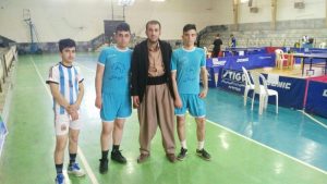 تیم تنیس روی میز دانش آموزان منطقه باینگان در جایگاه سوم استان ایستاد