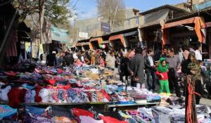 حضور بسیار بالای مسافران نوروزی در بازارچه مرزی جوانرود