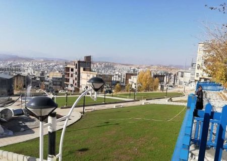 احداث بیش از ده هزار متربع فضای سبز در شهرستان جوانرود