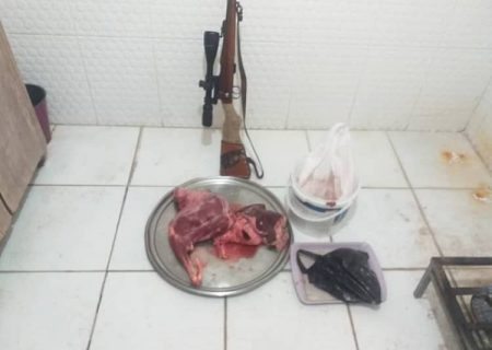 دستگیری دو شکارچی غیر مجاز کل وحشی در باینگان